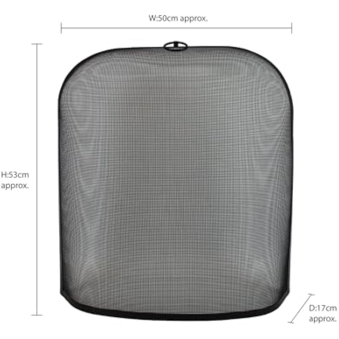 Jolof Store Black Cairngorn Spark Guard | Metal Fireplace Screen