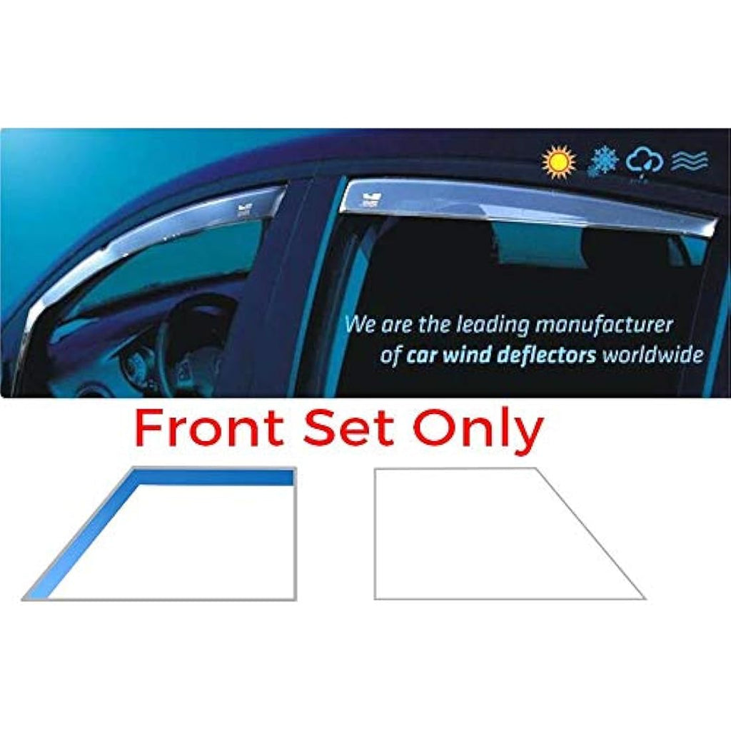 Heko Wind Deflectors for VW Volkswagen Up 3-Door 2012-on | 2 Pieces
