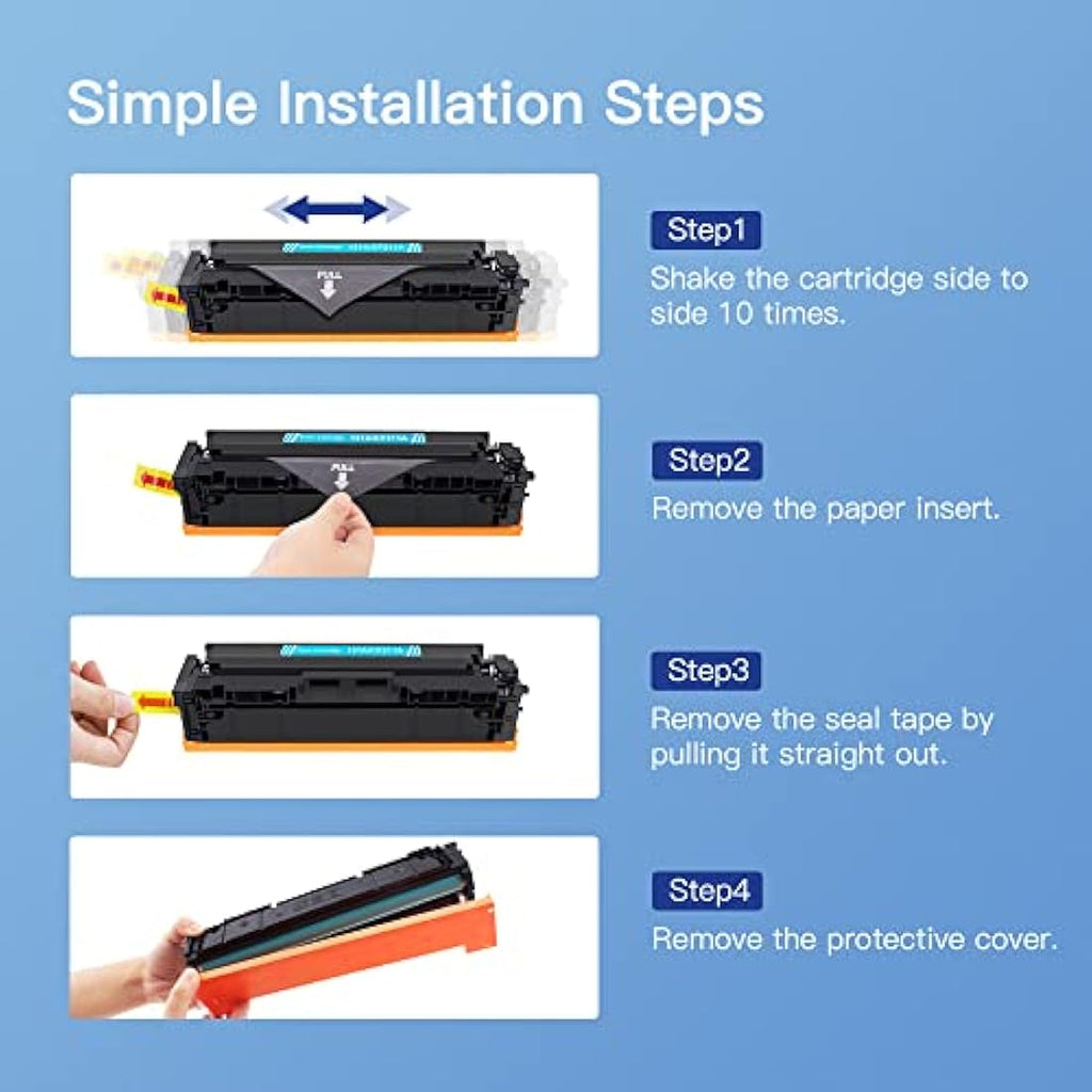 GPC Image 131X 131A Toner Cartridges for HP LaserJet Pro M251 M276 | 4-Pack