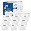 GOLDEN ICEPURE Water Filter Cartridges for Brita Maxtra+ | 12 Pieces