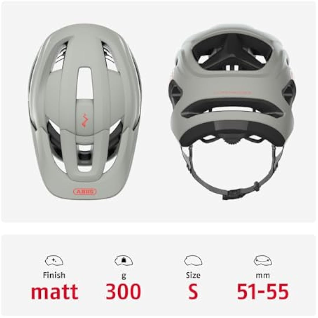 ABUS CliffHanger MTB Helmet – Vented Trail Bike Helmet with Fidlock