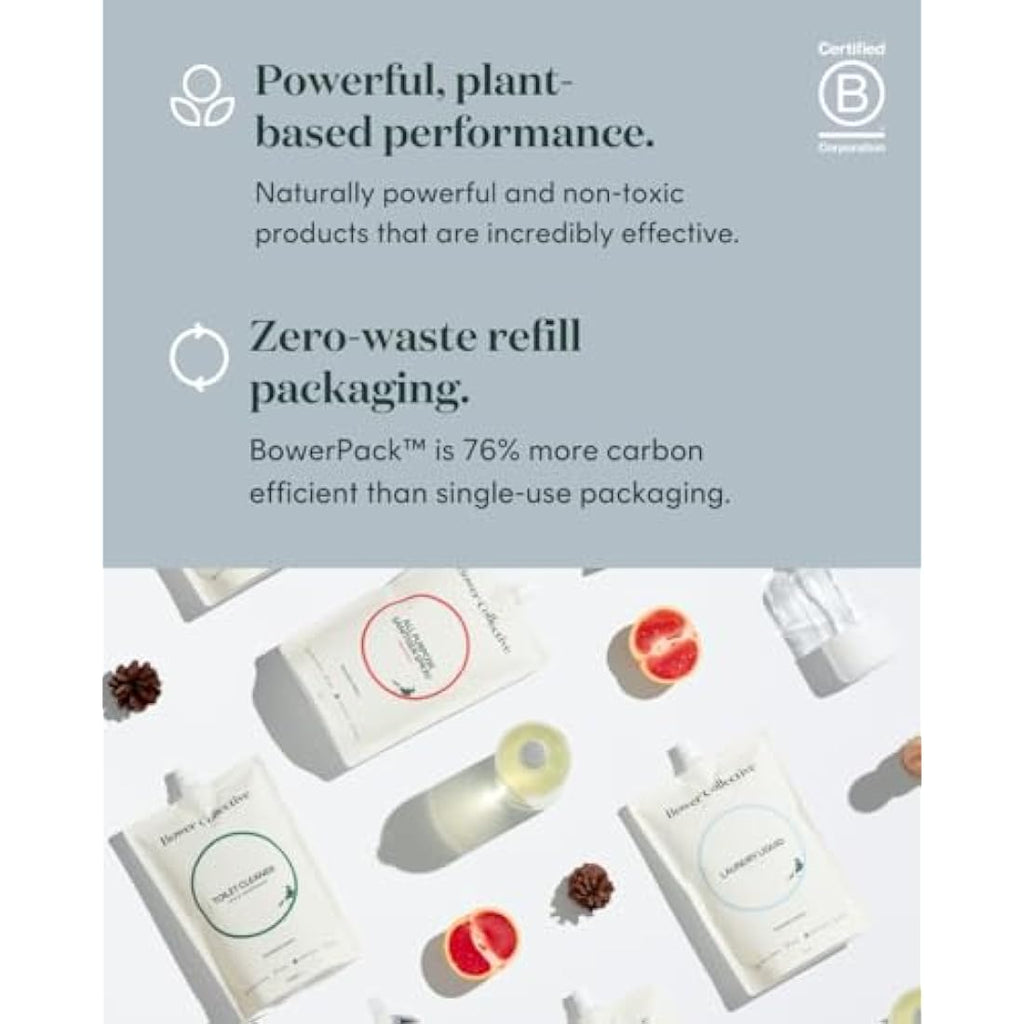Bower Collective Antibacterial Hand Soap Refill - Geranium & Grapefruit 1L