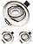 Sanlumia 2-Pack LED Ultra Slim Tilt Downlight | 5W Warm White Satin Nickel