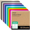Jolof Store Matte Adhesive Vinyl Sampler - 12x12 in, 50 Sheets