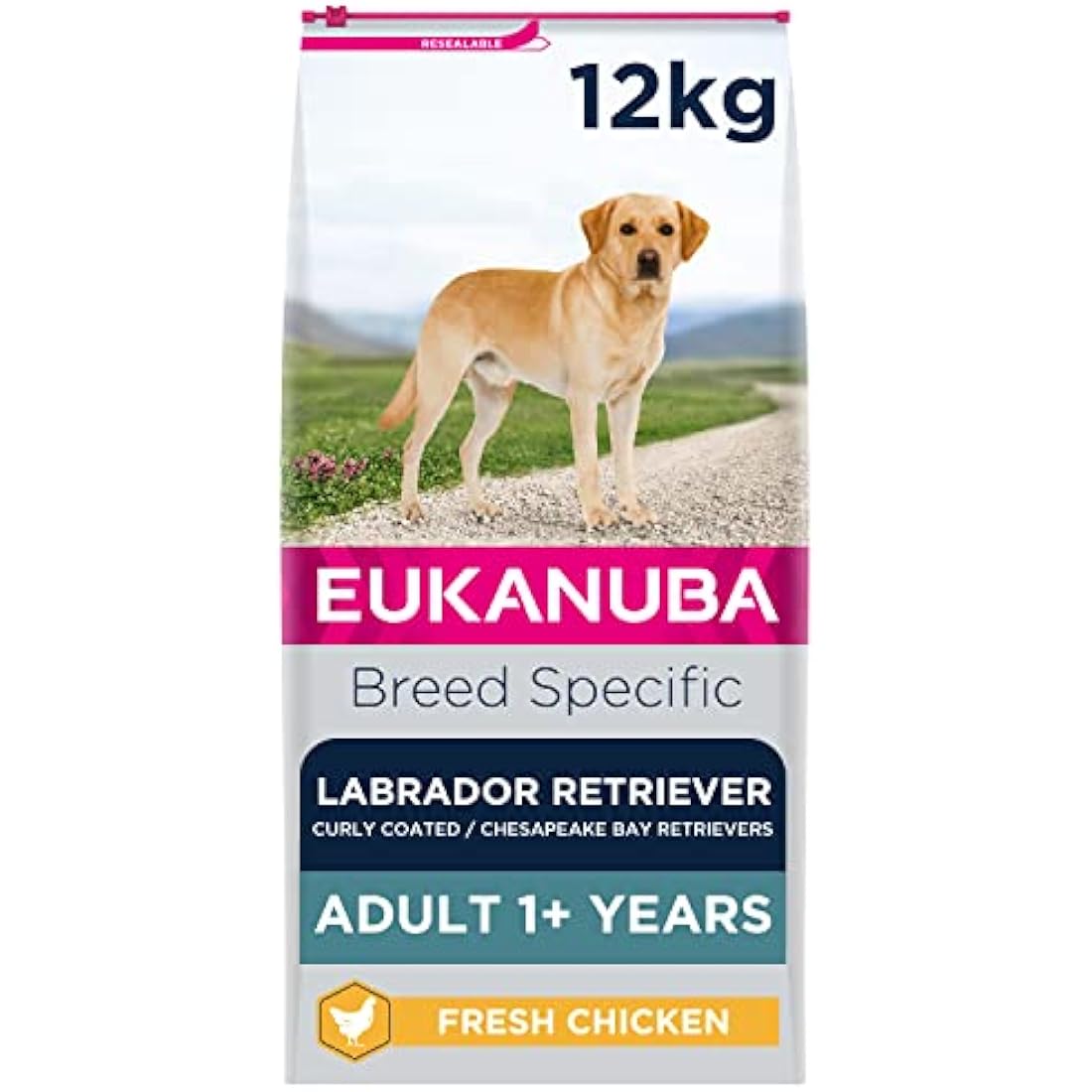 Eukanuba Adult Labrador Retriever Dry Dog Food - Fresh Chicken 12kg
