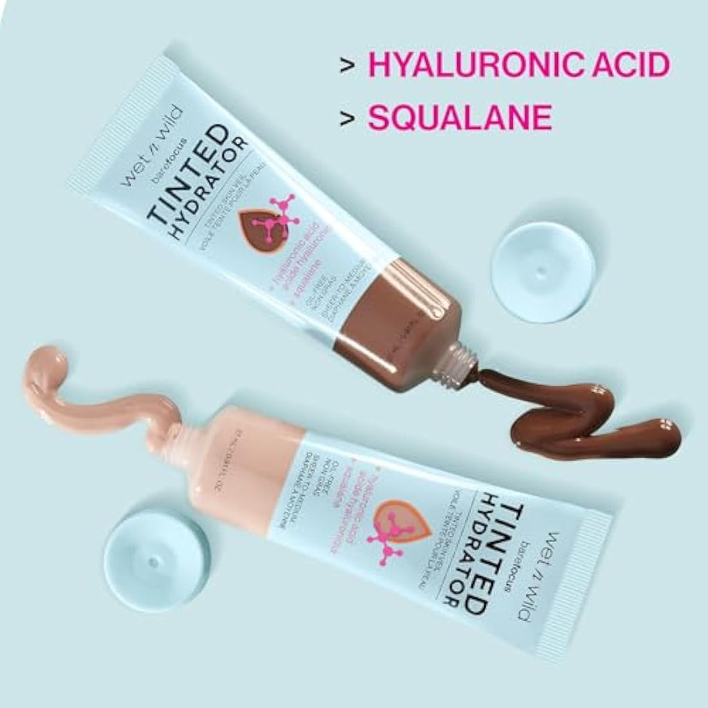 Wet n Wild Bare Focus Tinted Hydrator - Hyaluronic Acid Moisturiser