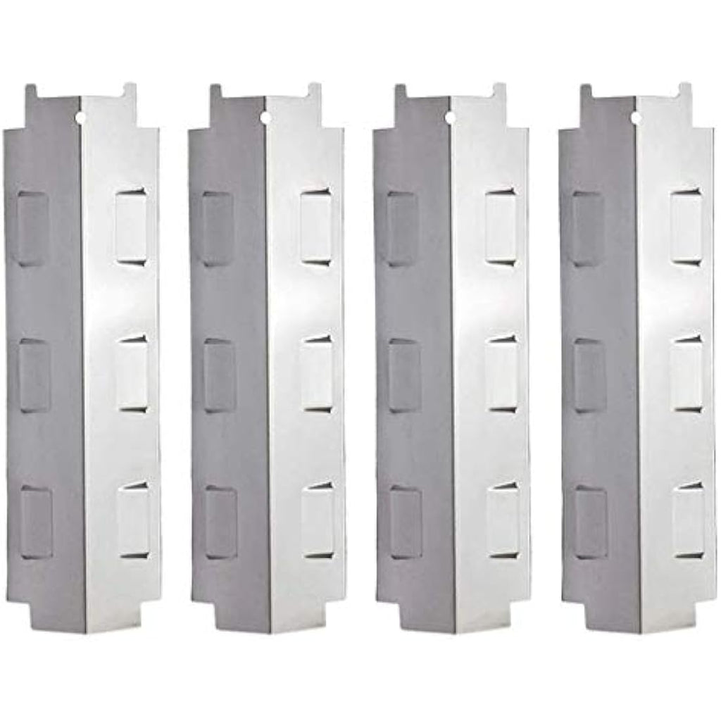 Stainless Steel Grill Heat Shield & Burner Cover (4-Pack)