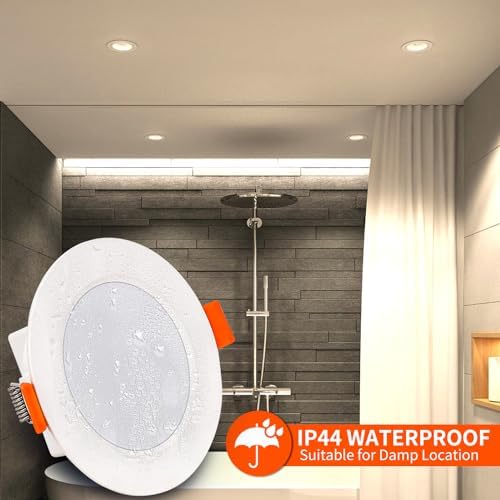 DUSKTEC Smart LED Downlights – 7W Alexa Bluetooth Recessed Lights, 6 Pack