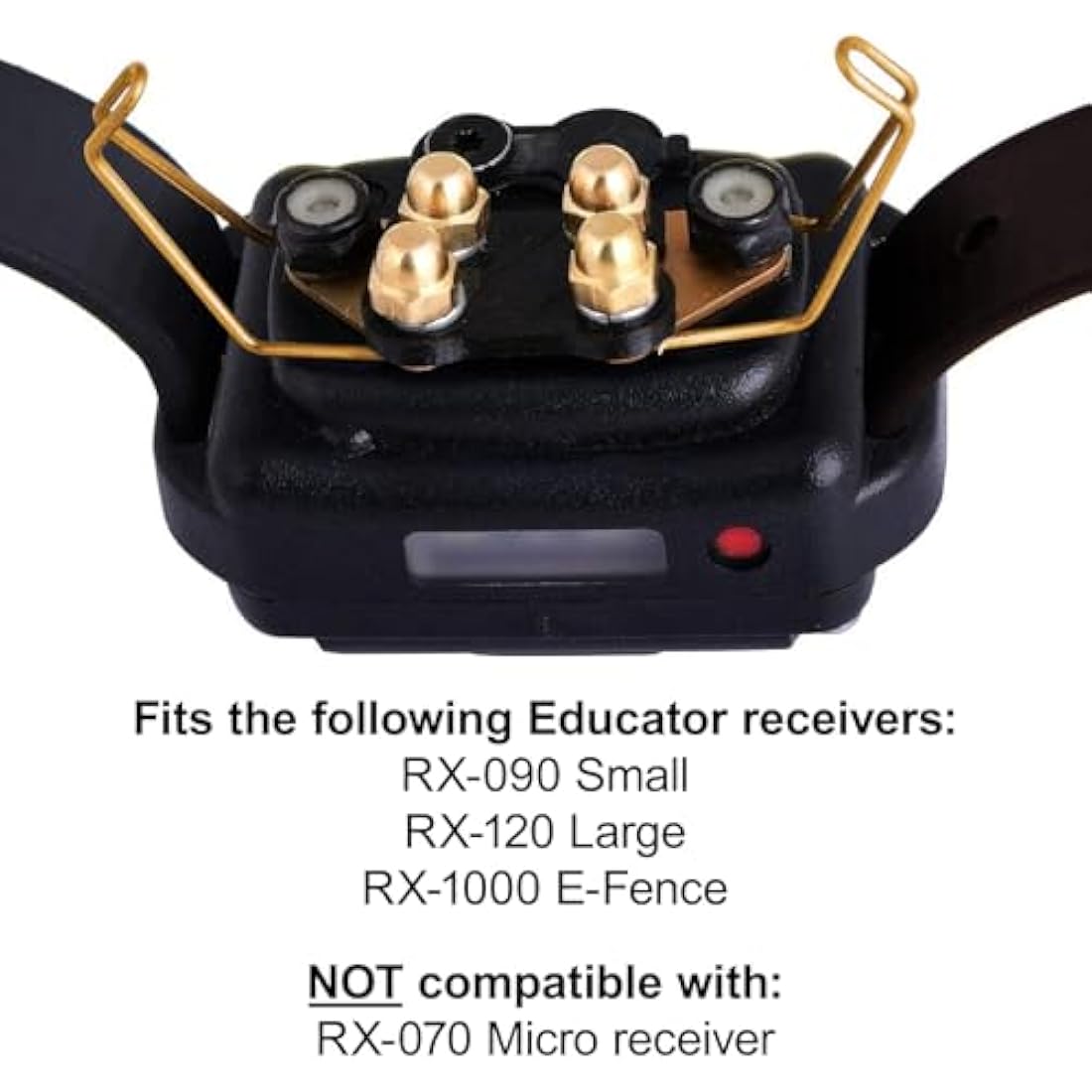 Educator Winged Comfort Pad – Gold Titanium Dog Collar Accessory