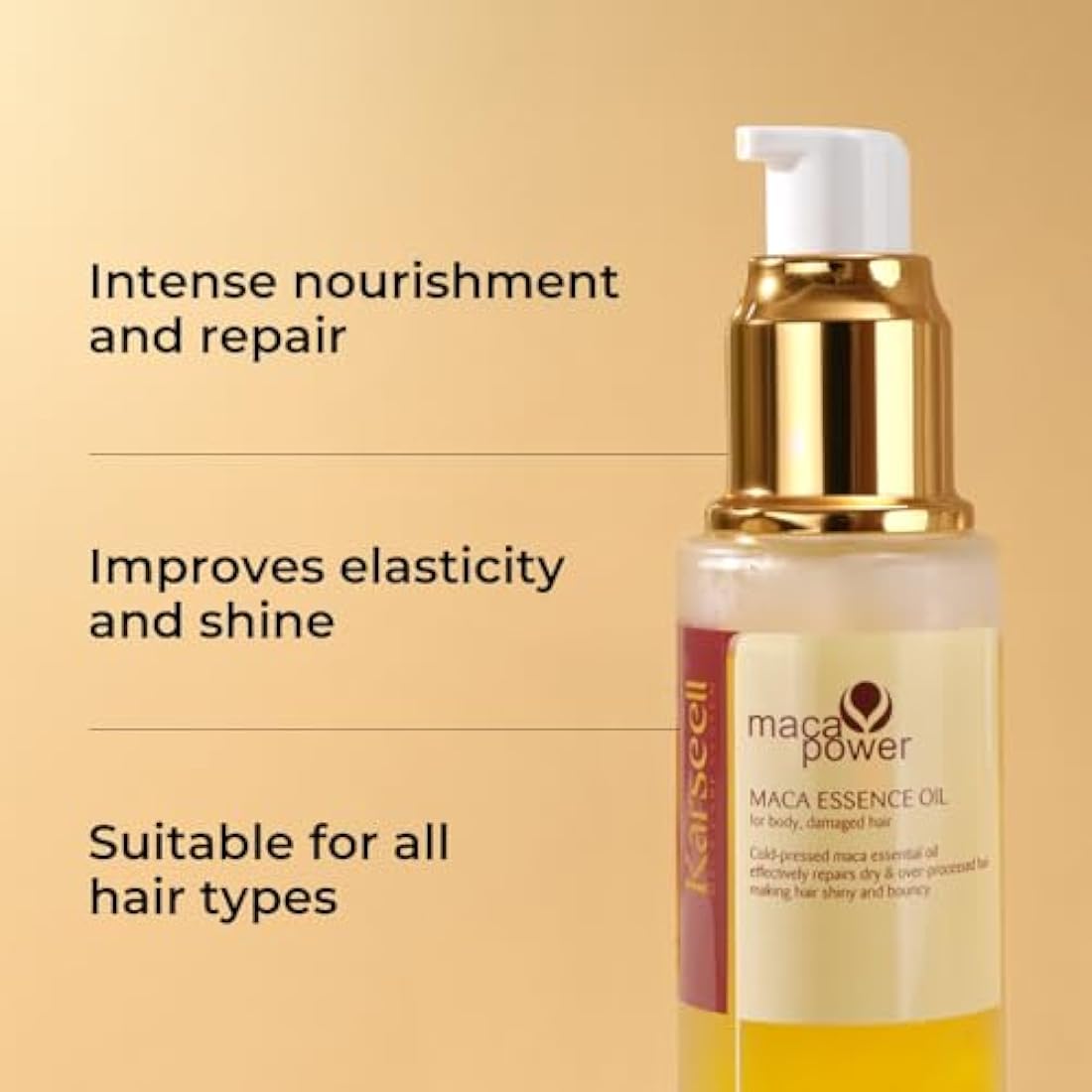 Karseell Collagen Hair Mask & Maca Essence Oil Set for Damaged Hair
