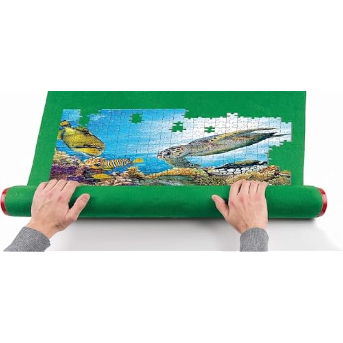 Clementoni Portable Puzzle Mat – Durable Plastic Storage for Kids