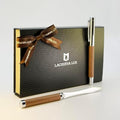 LACHIEVA LUX Walnut Rollerball Pen and Letter Opener Gift Set | TimberDuo