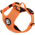 BullyBillows Active Light Dog Harness | Reflective Padded Orange | XLarge