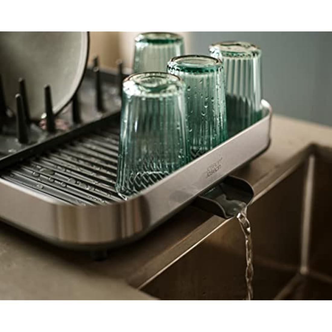 Joseph Joseph Duo Expanding Dish Drainer Rack – Stainless Steel