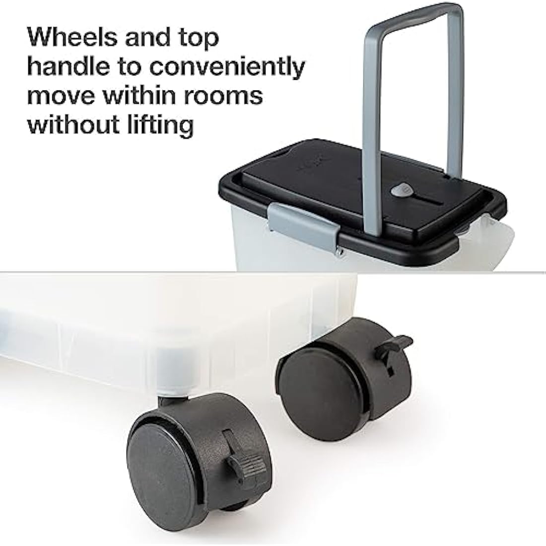 PetFusion Portable Pet Food Container – 10kg Heavy Duty Bin with Wheels