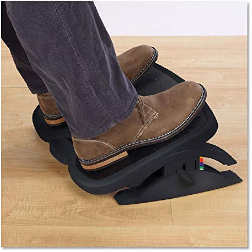 Kensington SoleMate Plus Adjustable Ergonomic Foot Rest – Black