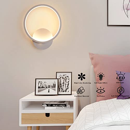 ZTWLEED LED Indoor Wall Lamp - 14W Modern Square Dimmable Sconce