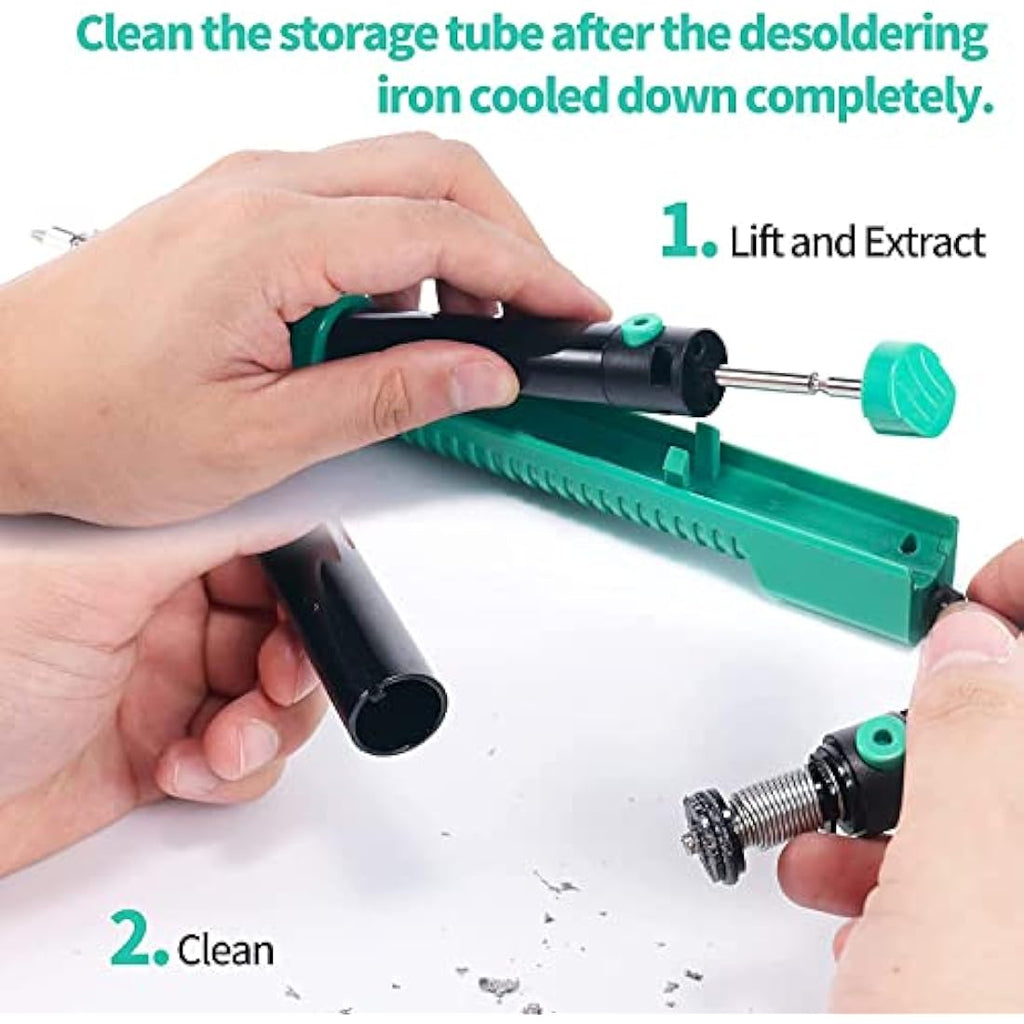 YIHUA 929D-V Electric Desoldering Iron | Solder Sucker Kit with UK Plug