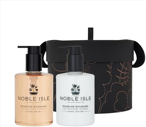 Noble Isle Rhubarb Rhubarb! Luxury Bath & Body Duo Gift Set - 250ml