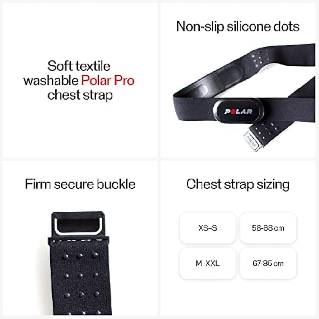 Polar H10 Heart Rate Monitor – Waterproof ECG Sensor with Chest Strap