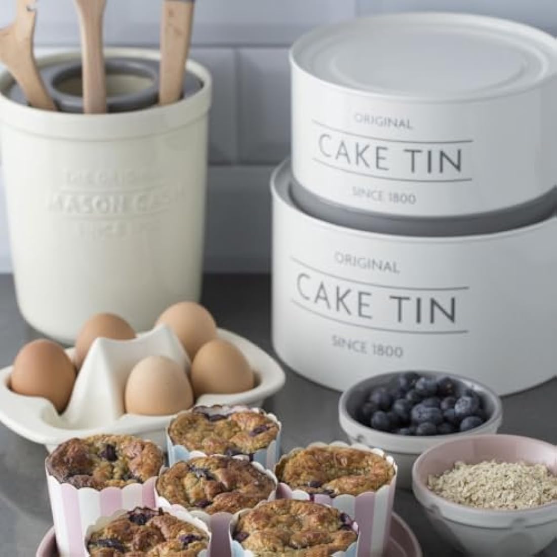Mason Cash Innovative Kitchen Nesting Cake Tins - Set of 3 Bakeware
