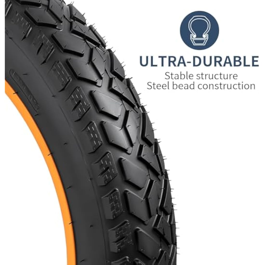 YunSCM 2-Pack 26x4.0 Fat Bike Tires and Tubes | Heavy Duty E-Bike Tyres