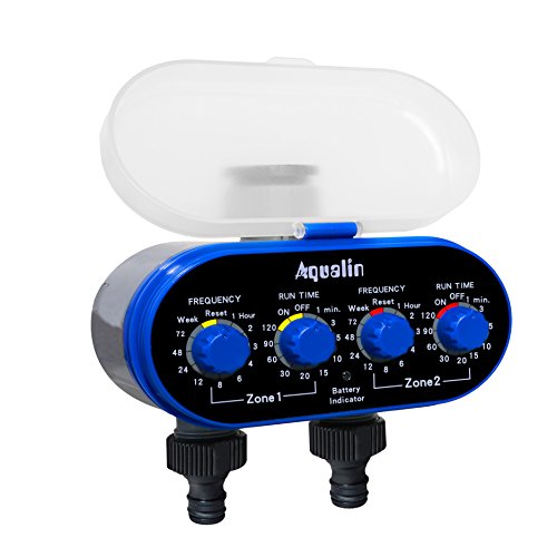 Aqualin Dual Outlet Hose Water Timer – Electronic Garden Irrigation System