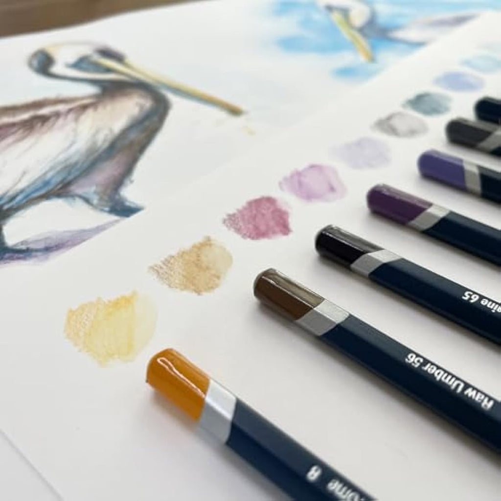 Derwent Watercolour Pencils – Professional Set of 36 for Blending
