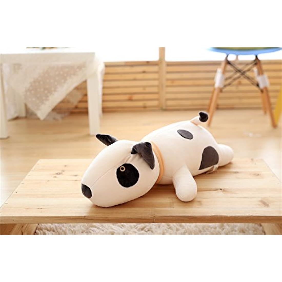 Vintoys Bull Terrier Plush Stuffed Animal - 21 Inch Soft Hugging Pillow