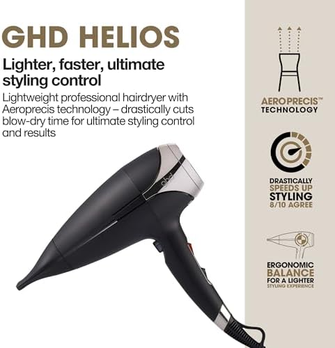 ghd Helios Professional Hair Dryer – Lightweight Salon Styling Tool