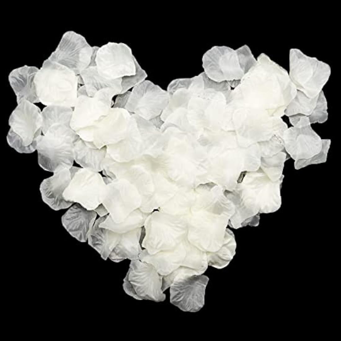 1000 Pcs Off White Silk Rose Petals for Wedding Decor