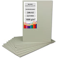 Gustav Neuser Grey Cardboard A3 - 3mm Thick 1800g/m² for Crafts - 20 Pack