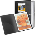 Nicpro 18x24 Art Portfolio Folder – 30 Pockets Artist Storage Book