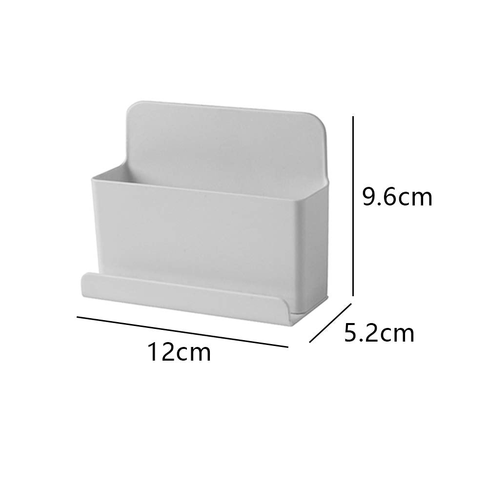 XINGYIYIJIA Wall Mounted Organizer Storage Box Remote Control Air Conditioner Storage Case Free Punch No Drilling Self Adhesive Media Organizer Hook - image 2