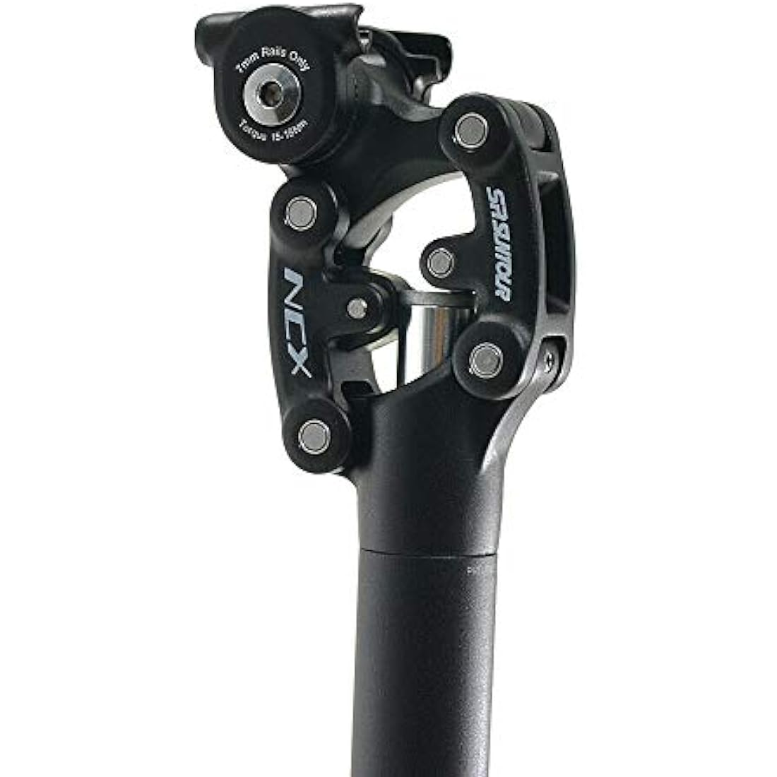 SR Suntour SP12 NCX Suspension Seatpost - 31.6 x 350mm with Cover