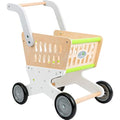 Small Foot Wooden Shopping Trolley – Kids Pretend Play Grocery Cart