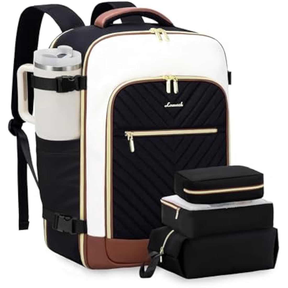 LOVEVOOK Women's 40L Travel Backpack – 17.3" Laptop Carry On Bag