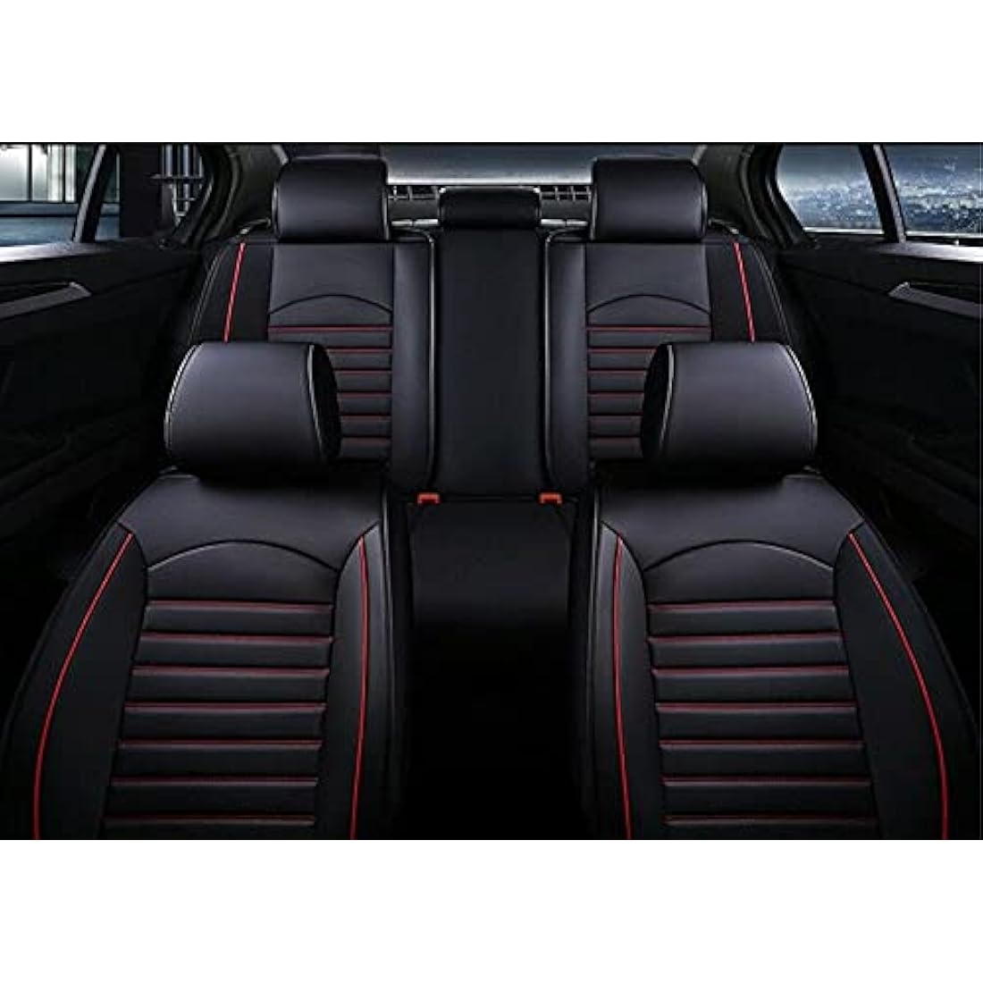 Universal PU Leather Car Seat Covers – Full Set Waterproof