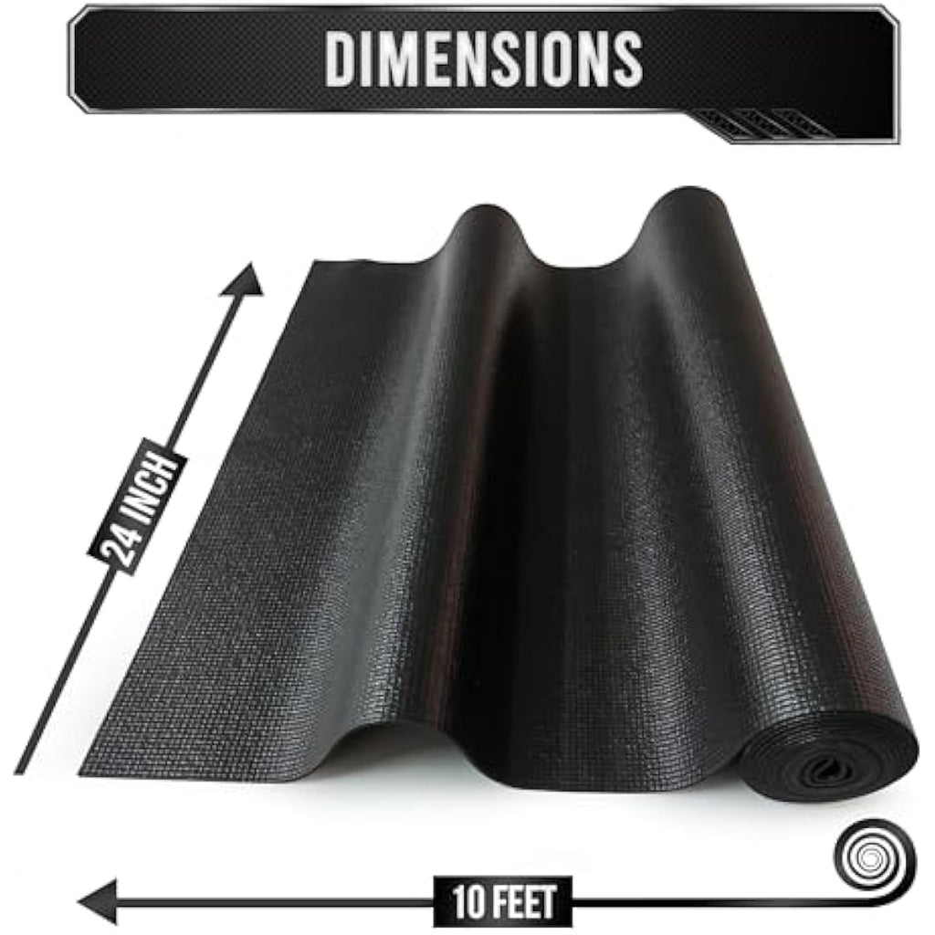 Precision Defined Tool Box Liner – Non-Slip Foam Drawer Mat, Black, 3m