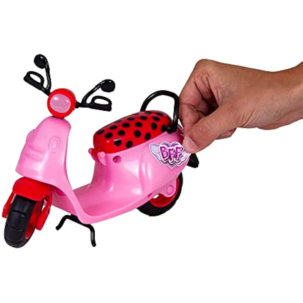 Cry Babies BFF Lady Playset con Scooter e 10 Accessori - Bambola