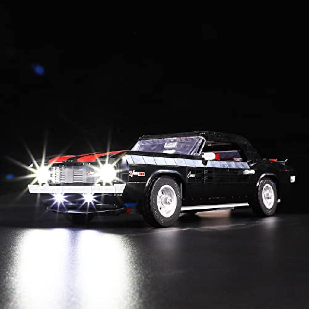 BRIKSMAX LED Lighting Kit for LEGO 10304 Chevrolet Camaro Z28 Model