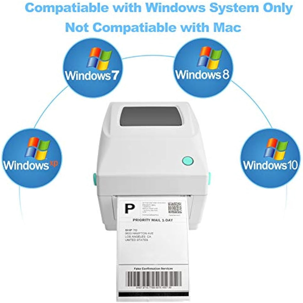 FungLam High Speed Thermal Label Printer for 4x6 Shipping Labels