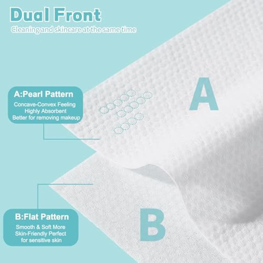 Disposable Face Towel | 400 Count Biodegradable Cotton Wipes