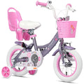 Glerc Maggie 12 Inch Girls Bicycle with Doll Seat and Basket