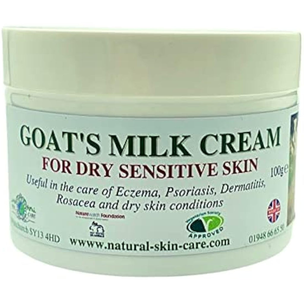 Goat's Milk Moisturising Cream for Eczema & Dry Skin 100g