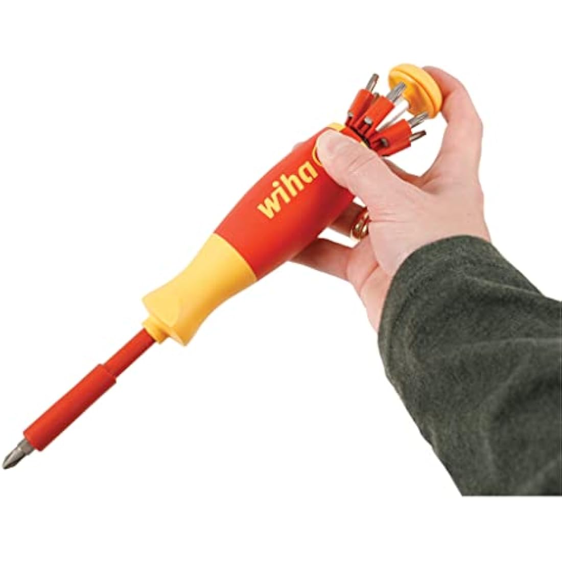 Wiha 38051 Insulated 12-in-1 Ultra Driver | 1000V Rated Torx Set