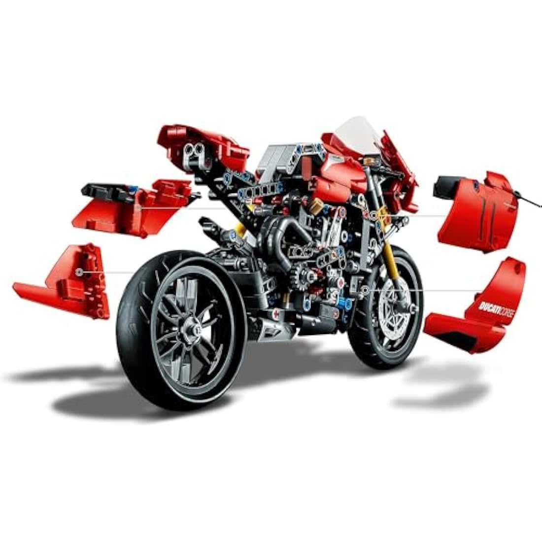 LEGO Technic Ducati Panigale V4 R Motorcycle Model Building Kit