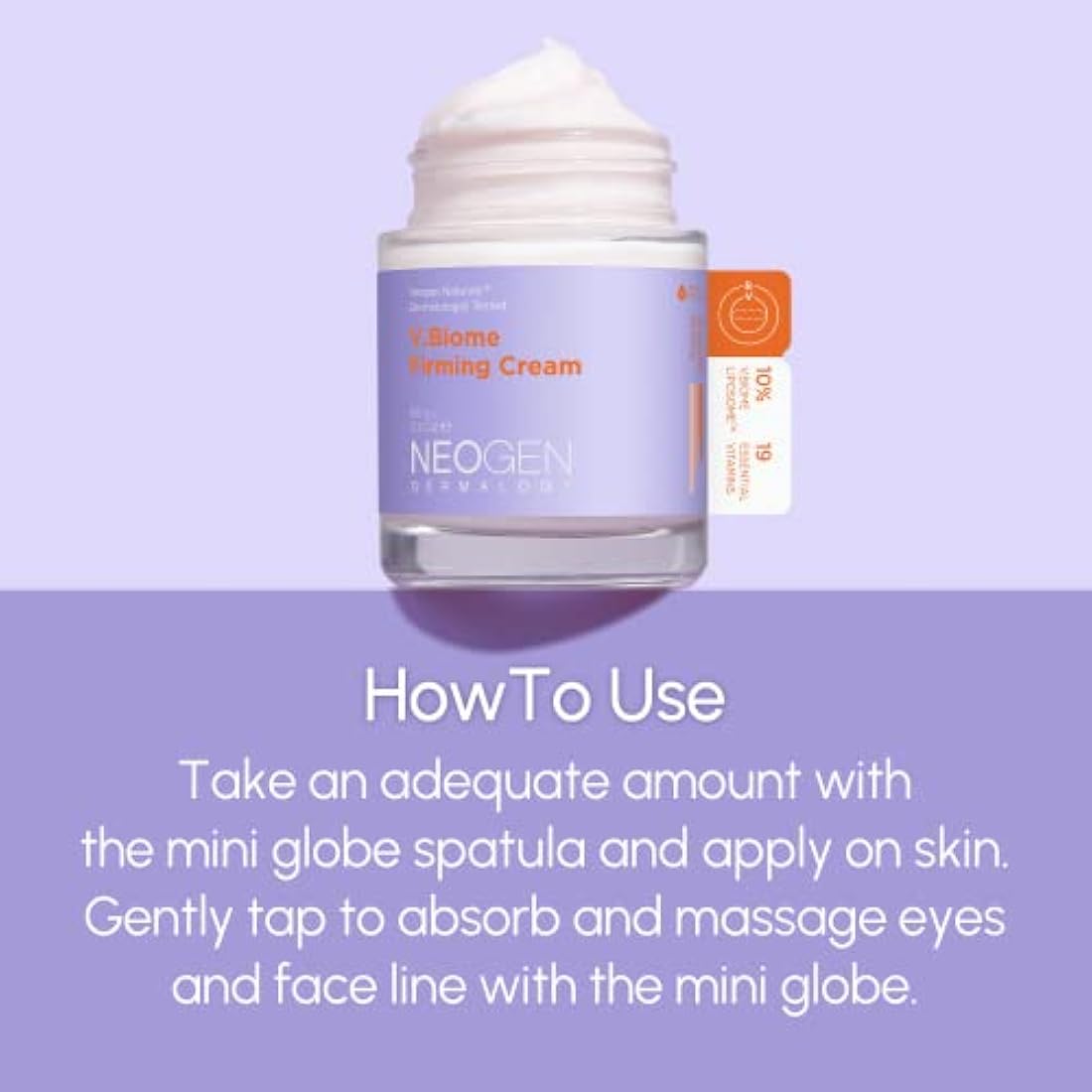 NEOGENLAB V.Biome Firming Cream – Peptide & Vitamin Face Moisturizer