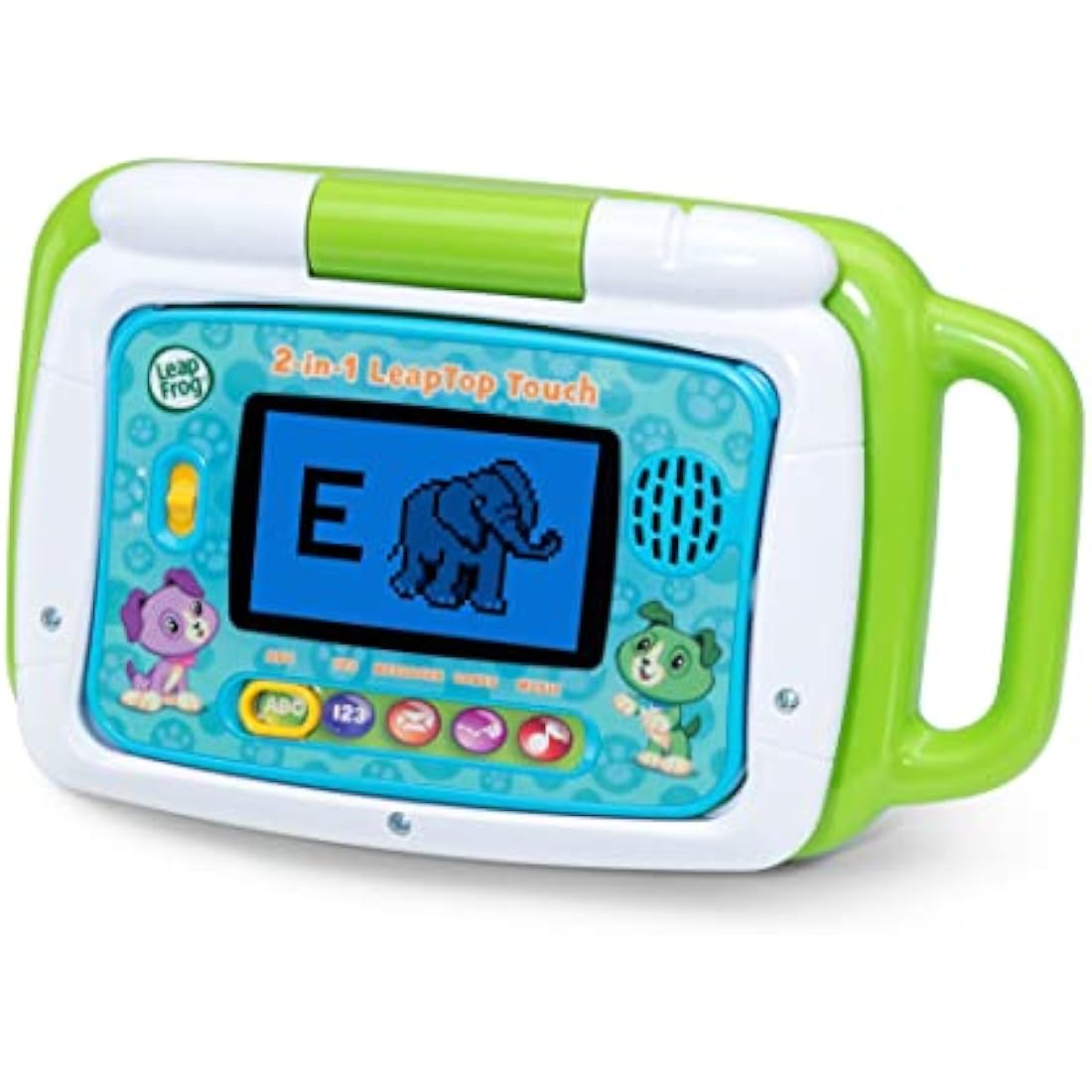 LeapFrog 2-in-1 LeapTop Touch – Kids Learning Laptop & Tablet, Green