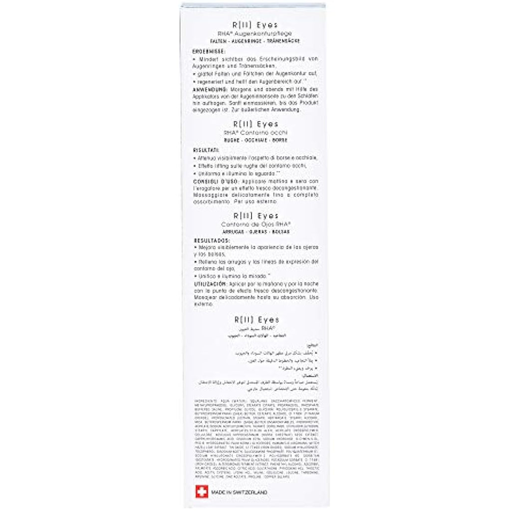 Teoxane RHA Advanced Eye Contour Gel – Anti-Aging Cream for Dark Circles